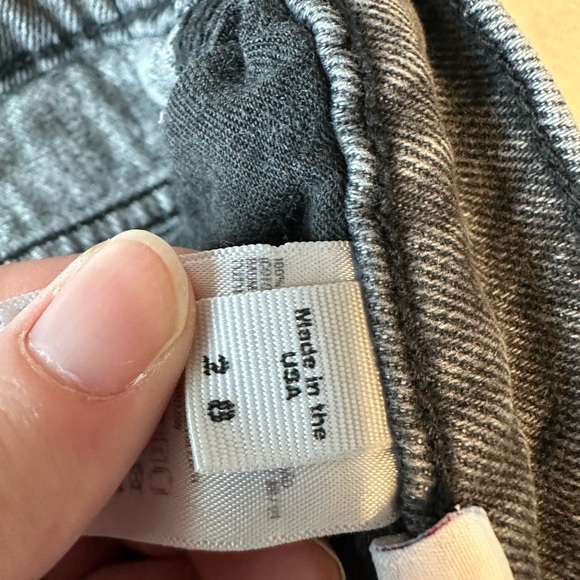 Black American Apparel Jean Short size 28 - Picture 3 of 4